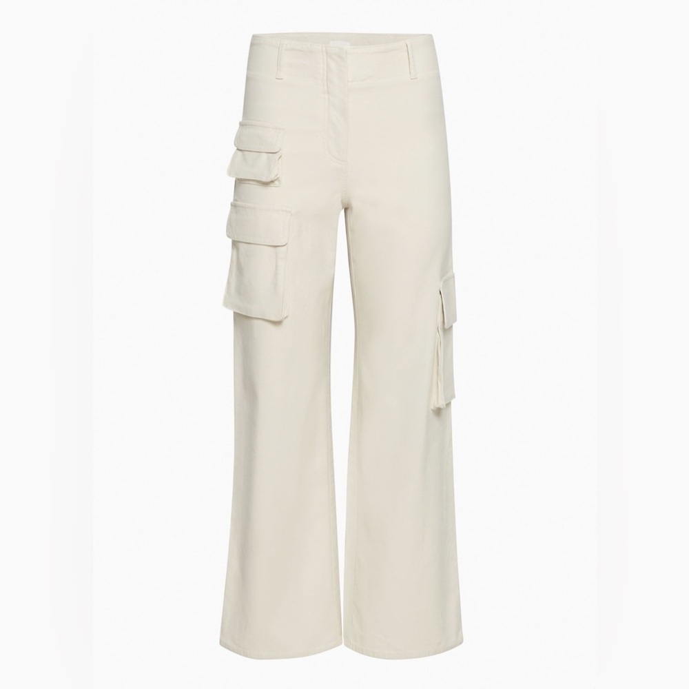 Aritzia Wilfred Picture Tan Cream Cargo Pants